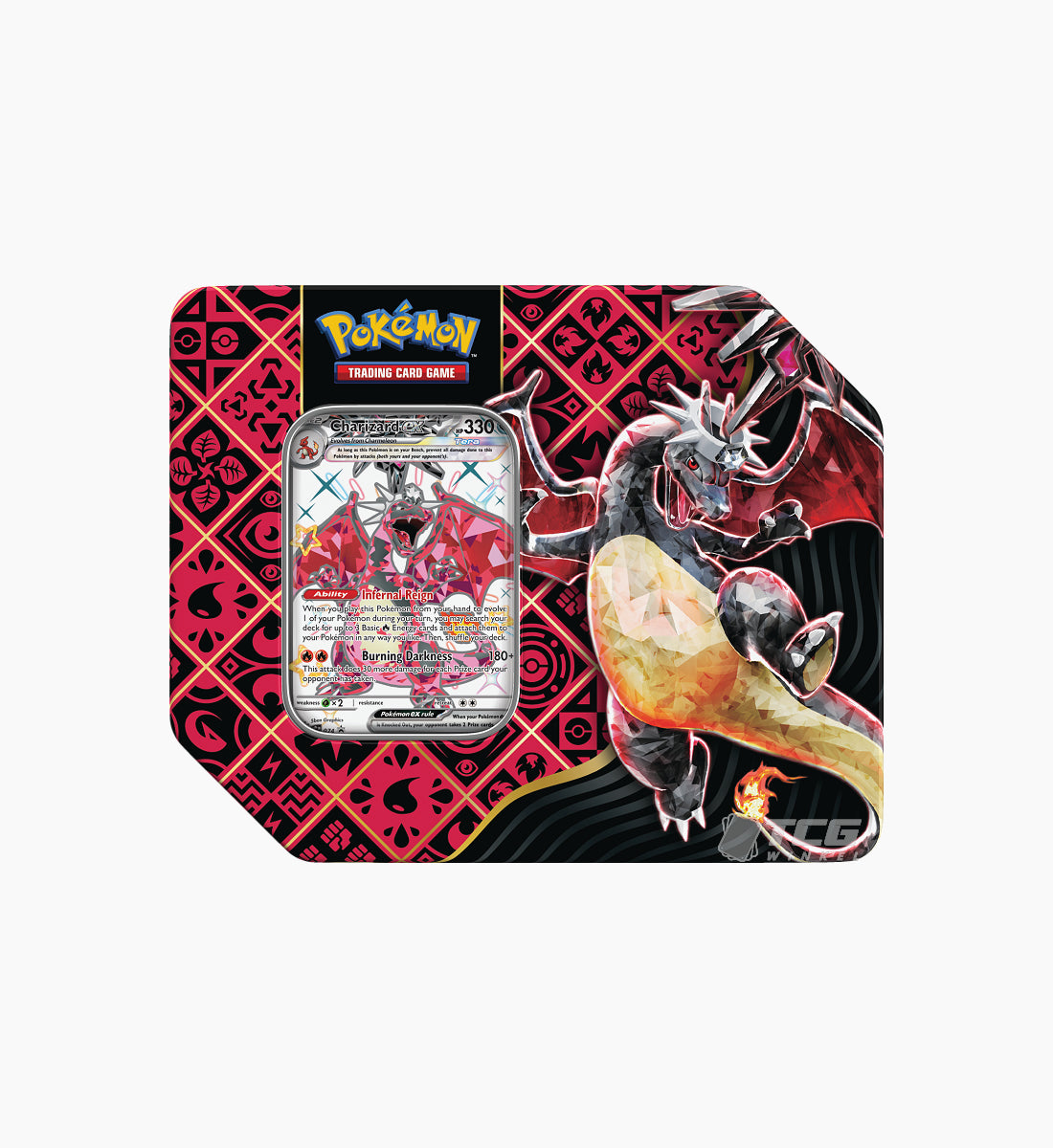 Pokémon TCG Scarlet &amp; Violet Paldean Fates Large EX Tin