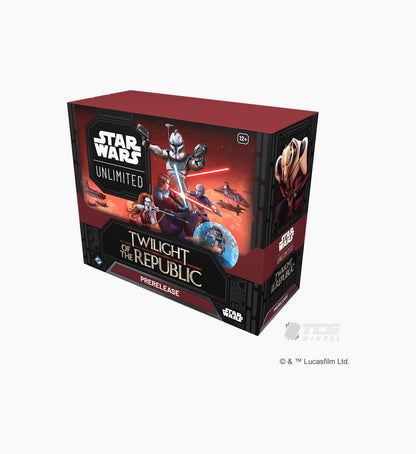 Star Wars Unlimited Twilight of the Republic Prerelease Box