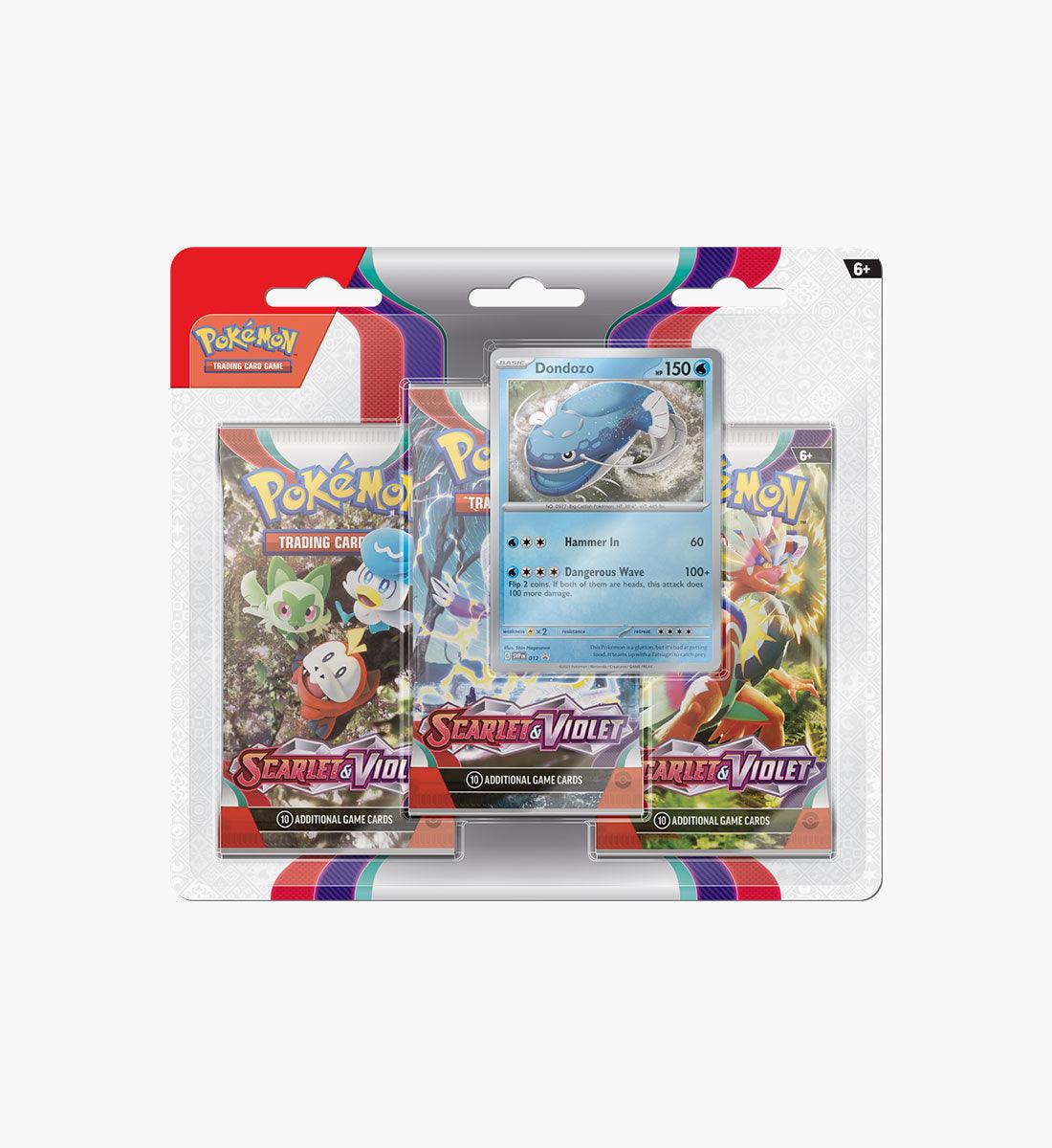 Pokémon TCG Scarlet &amp; Violet 3-Pack Blister - TCG Winkel